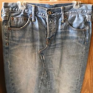 Gap Distressed Denim Skirt
